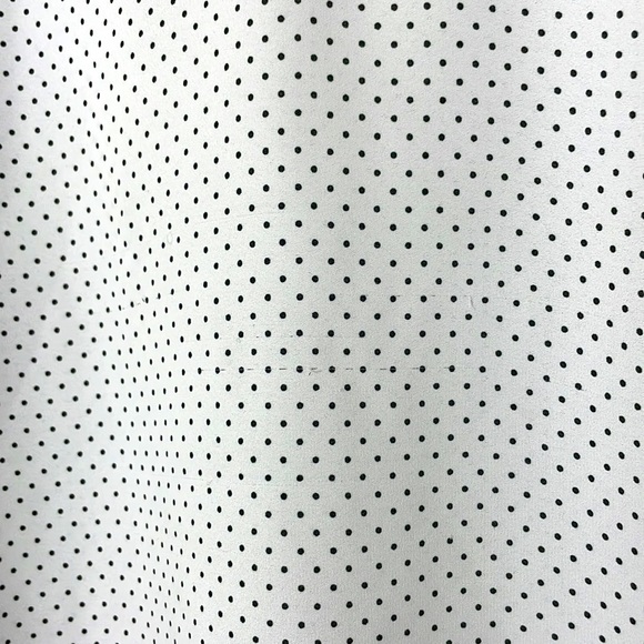 Loft Relaxed Fit White Polka Dots Tops Size Large - Picture 5 of 9